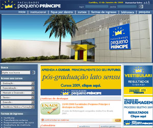 Site Faculdades Pequeno Príncipe