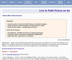 Site de l'Académie de Créteil