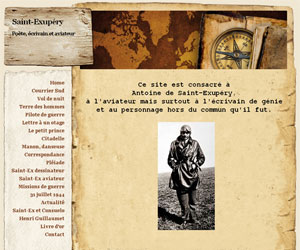 Site Saint-Exupéry - Poète, écrivain et aviateur