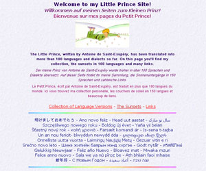 Site Welcome to my Little Prince Site
