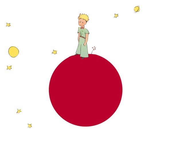 Le Petit Prince pleure pour le Japon