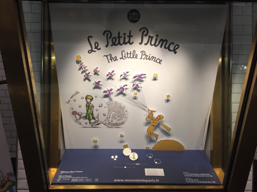 Le Petit Prince 2015 Vitrine Métro Pont Neuf