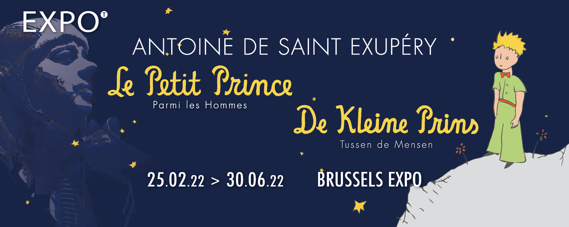 Exposition « Antoine de Saint Exupéry. Le Petit Prince parmi les Hommes. » à Bruxelles