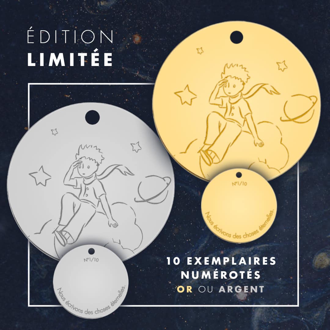 Médailles exclusives Le Petit Prince Météorite 🪐