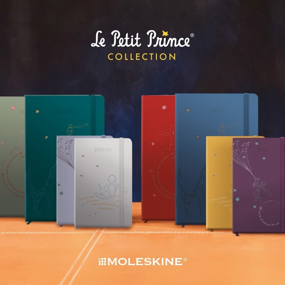 Nouvelle collection d’agendas 2022-23 – Le Petit Prince X Moleskine