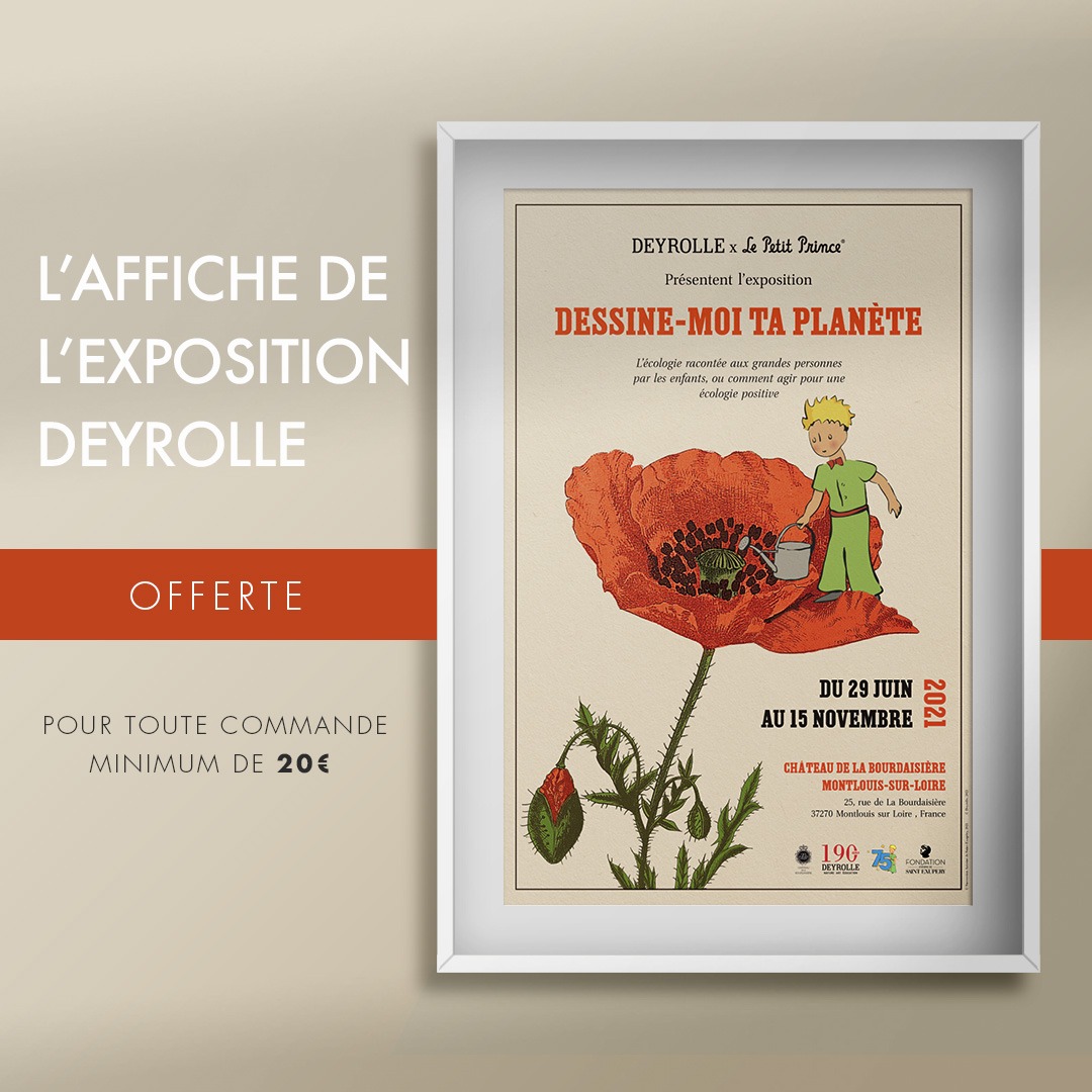 L’affiche de l’exposition « Dessine-moi ta planète » offerte !