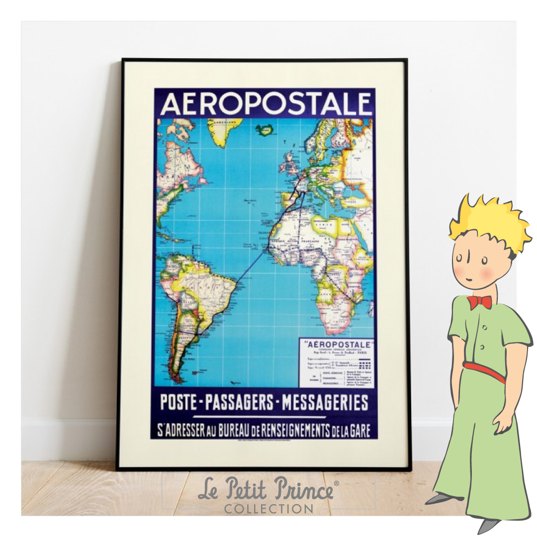 Découvrez l’affiche culte du parcours de l’Aeropostale de Oneart