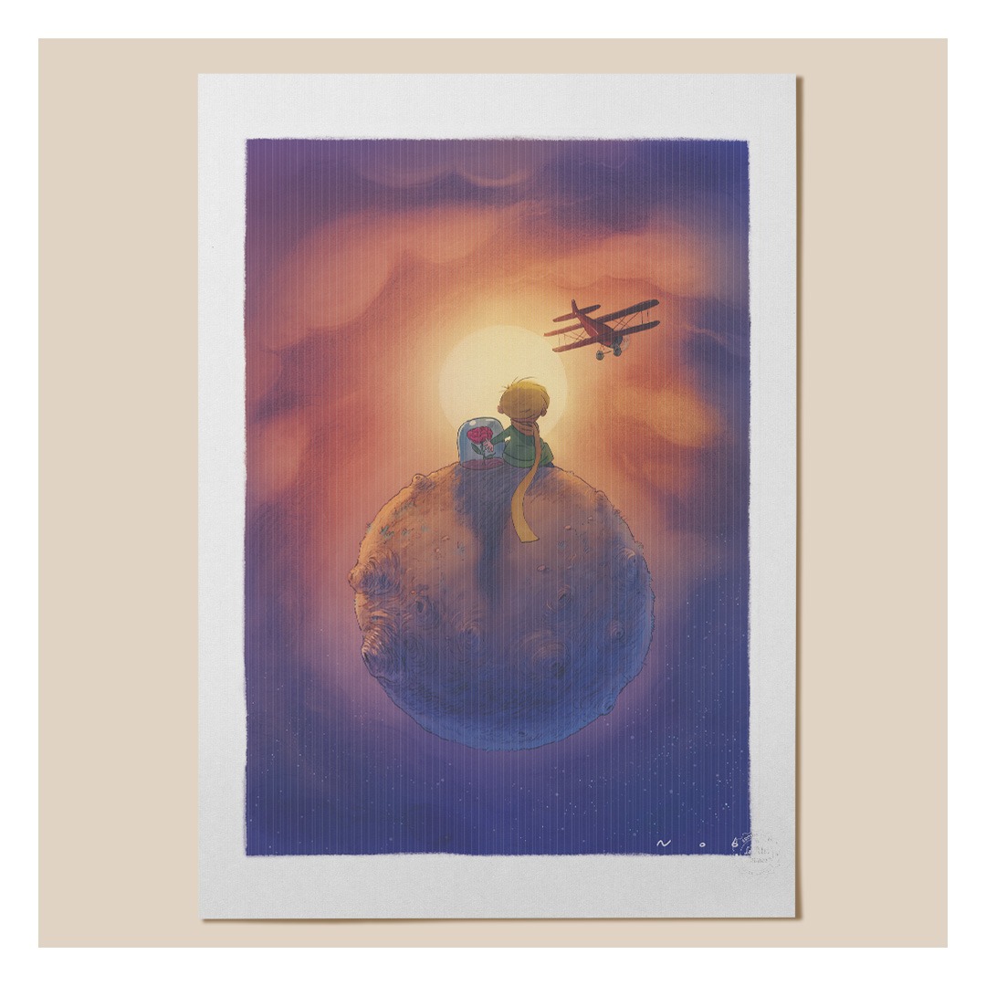 Nouveau ! Tirage d’art Le Petit Prince par Nob en édition limitée !