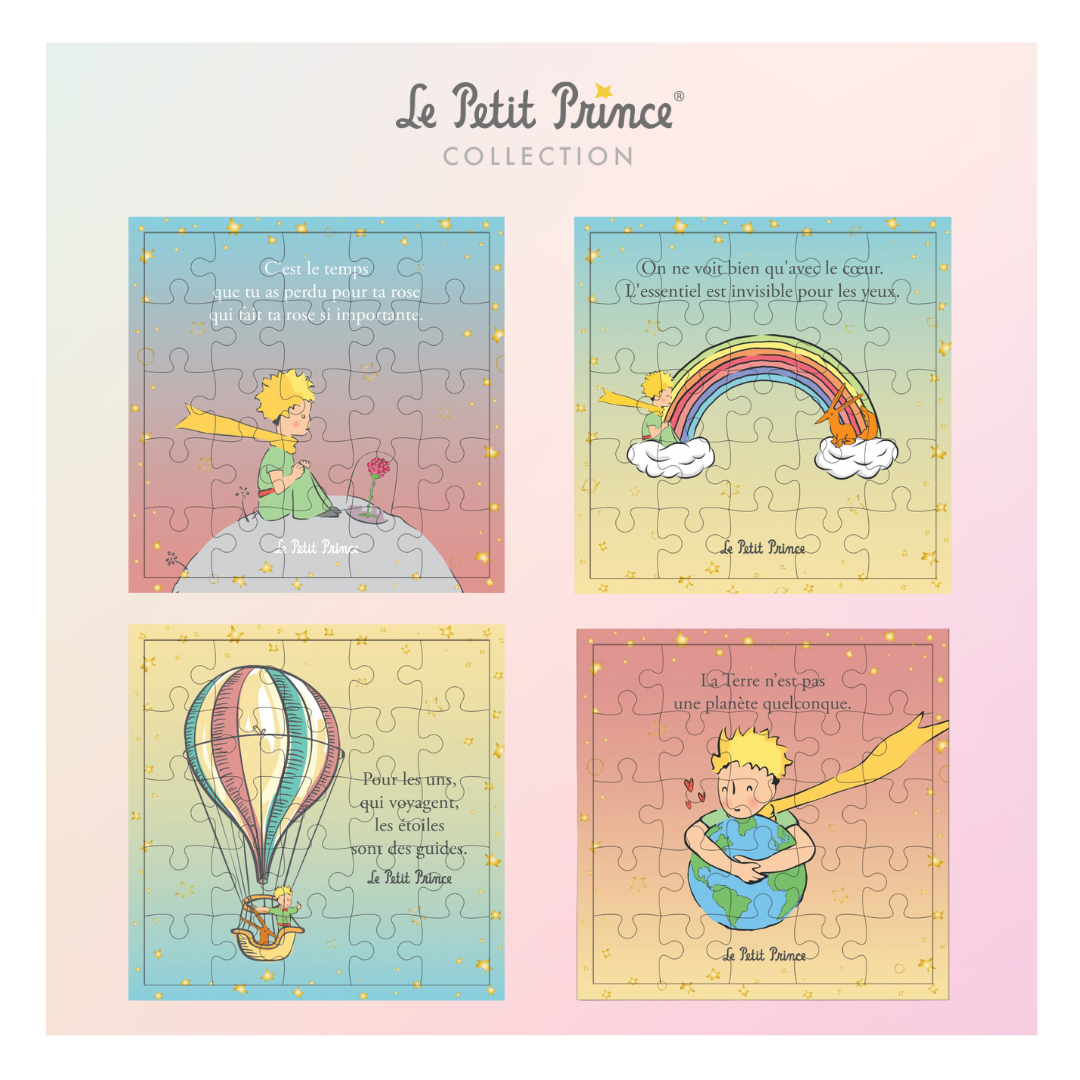 Nouveau ! Cartes postales puzzle Le Petit Prince x Kiub