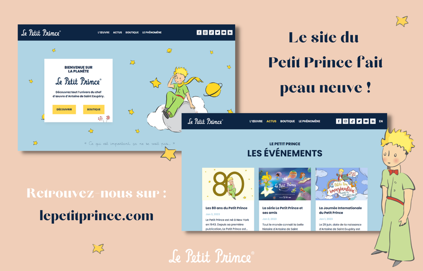 Le site du Petit Prince fait peau neuve !